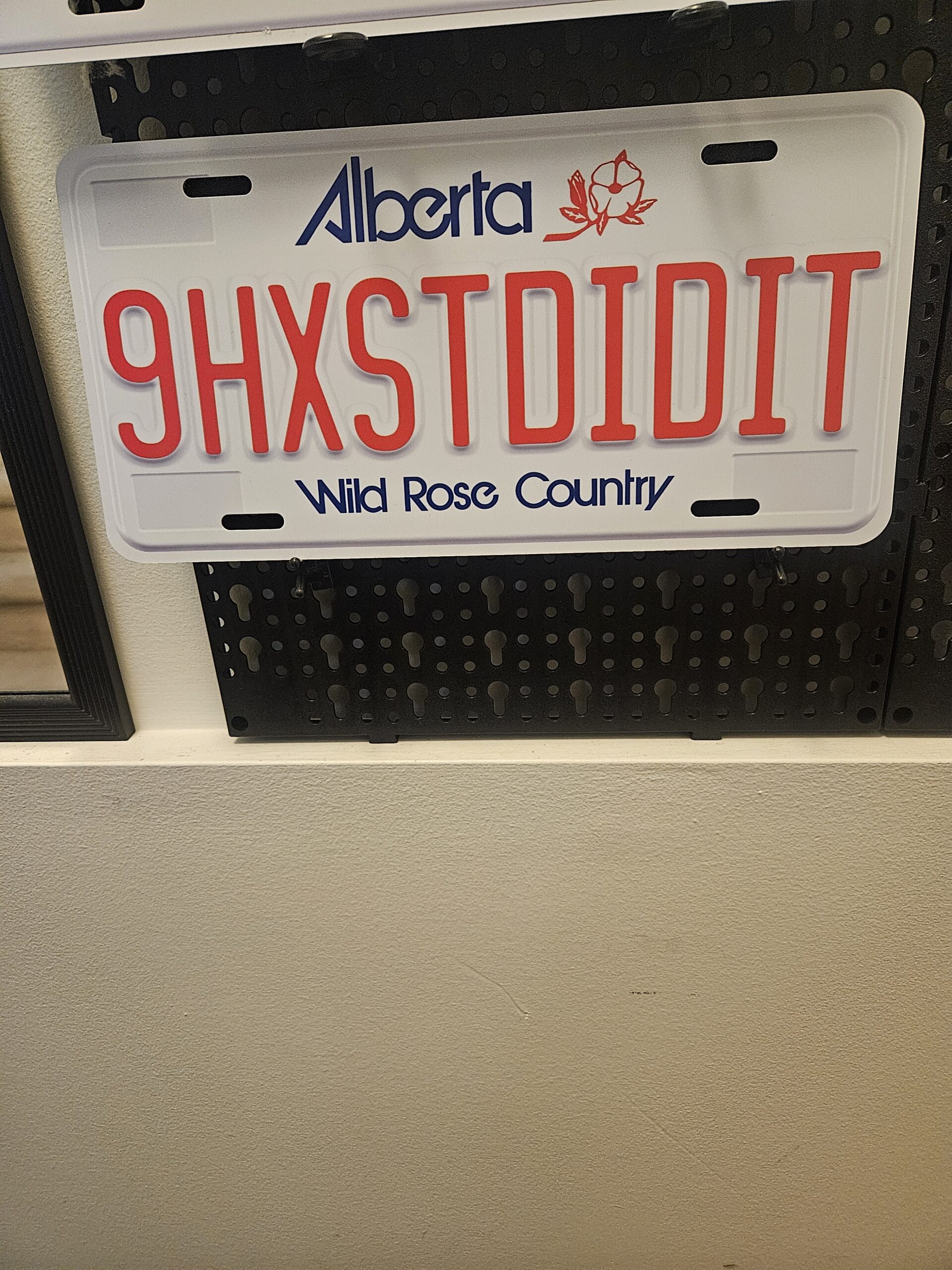Alberta Wild Rose Country Custom Plate - Image 4