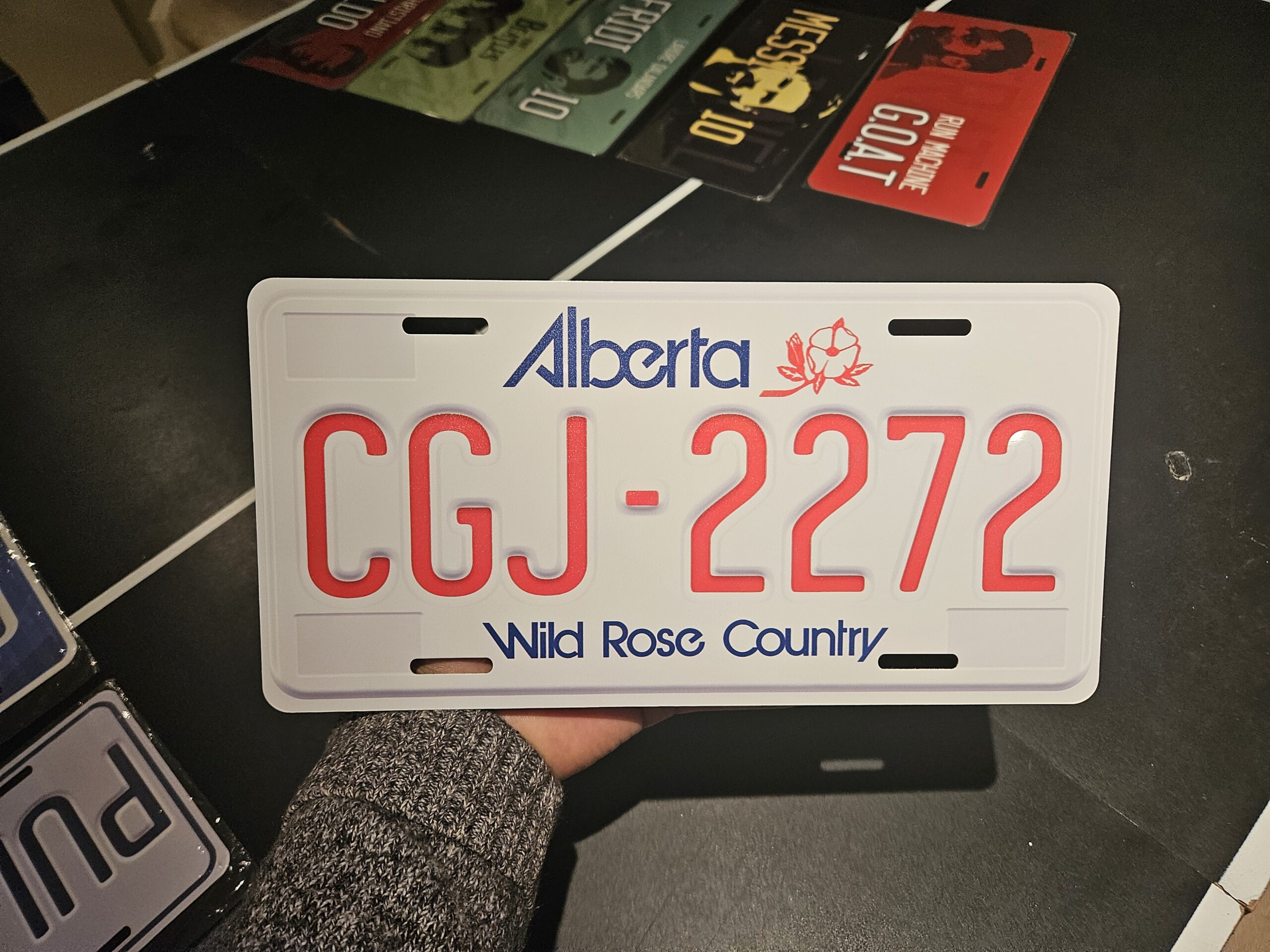 Alberta Wild Rose Country Custom Plate - Image 9