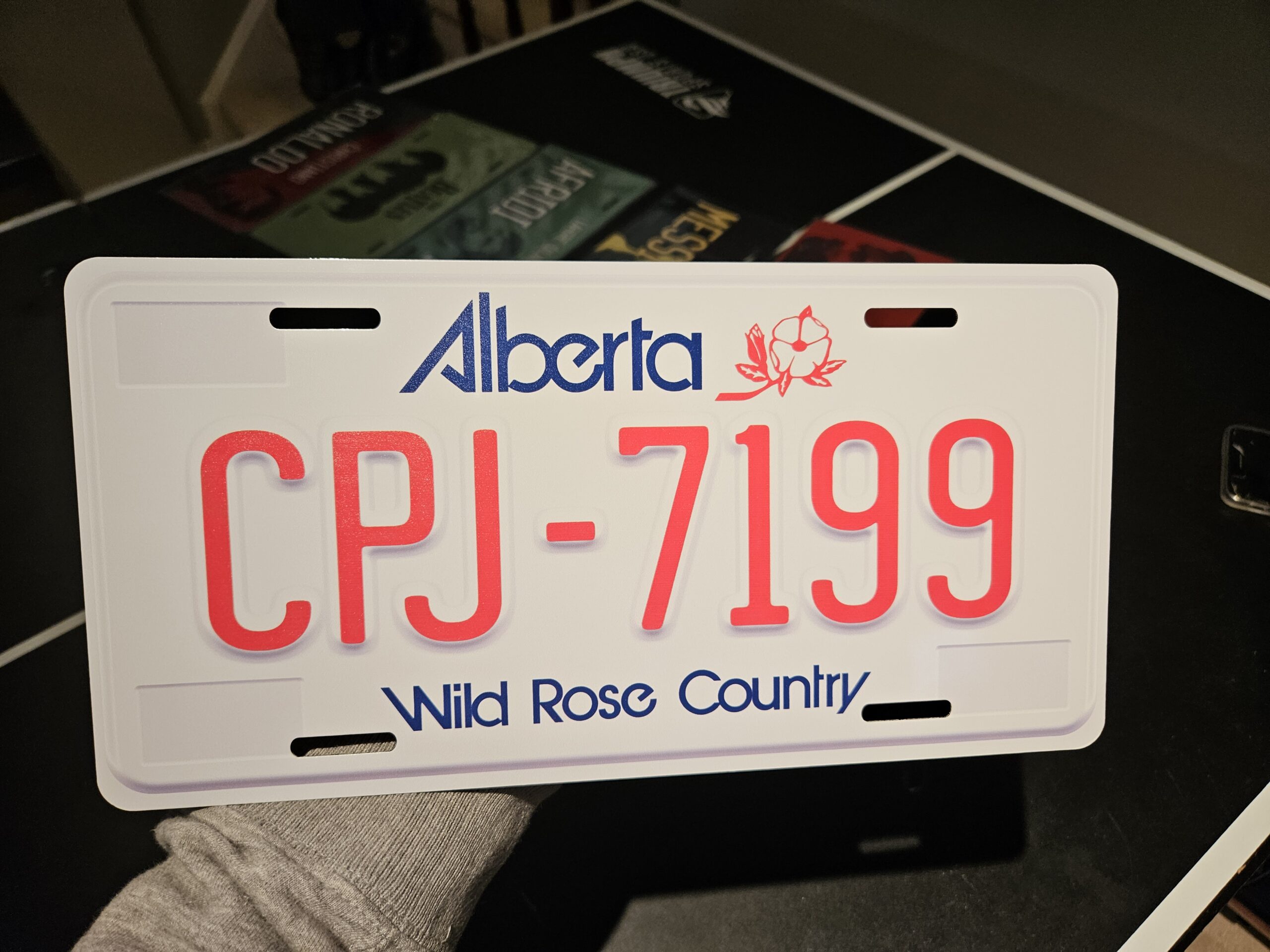 Alberta Wild Rose Country Custom Plate - Image 10