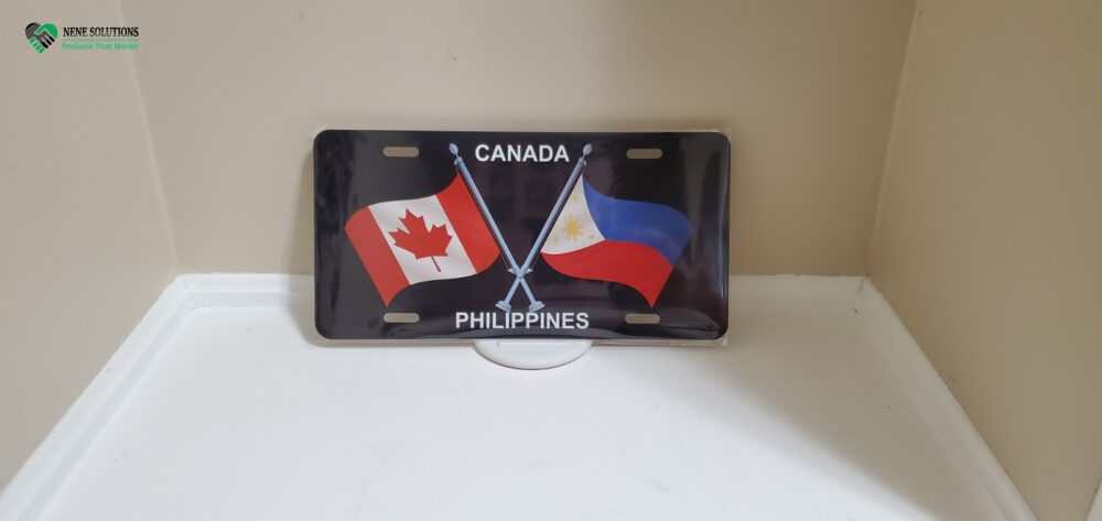 Crossed Flags Licensing Plate - Image 6