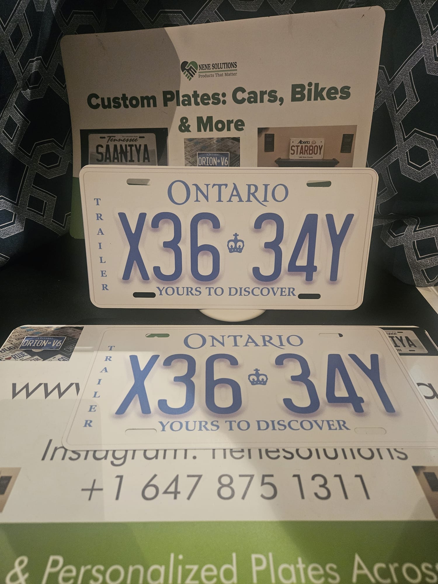 Ontario Plate for Trailers - Image 2