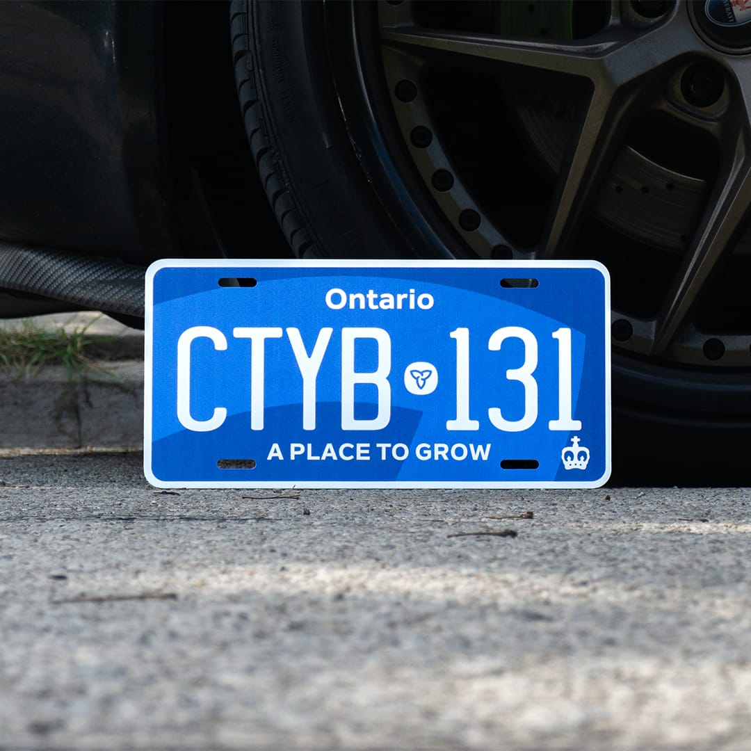 Ontario Special Edition Blue Custom plate - Image 2