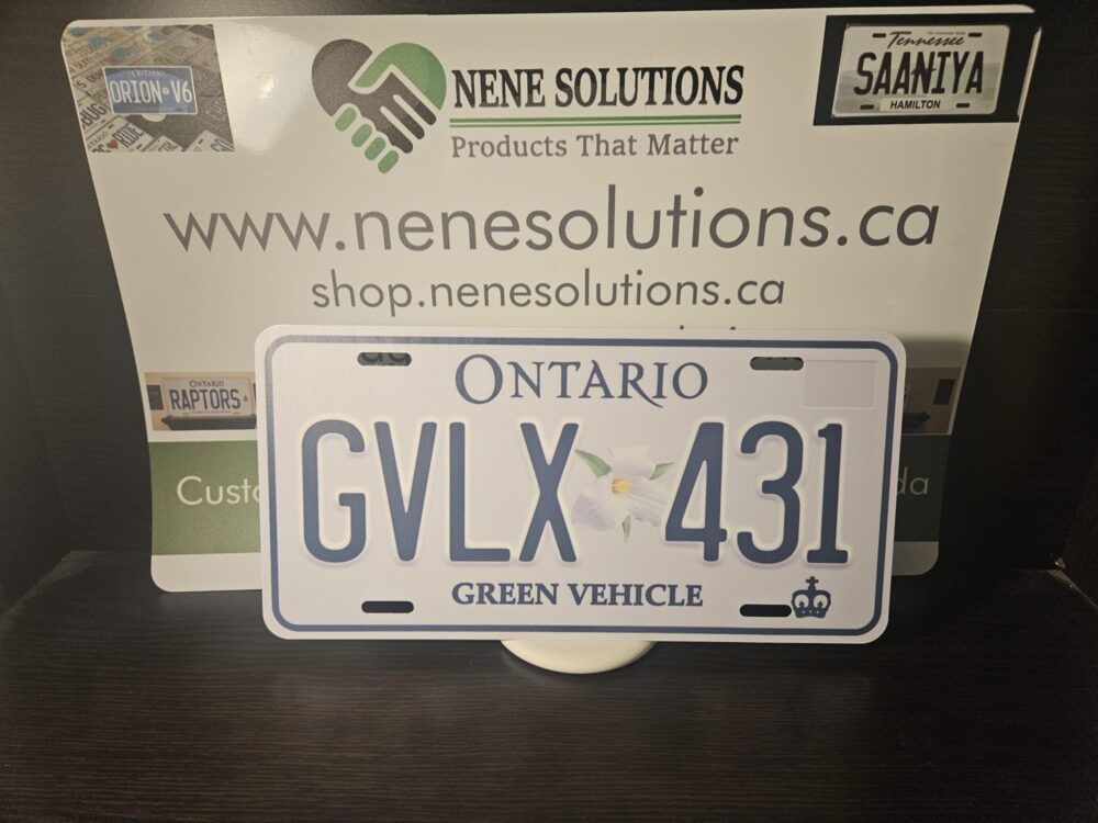 Ontario Green Vehicle Plate - Image 2