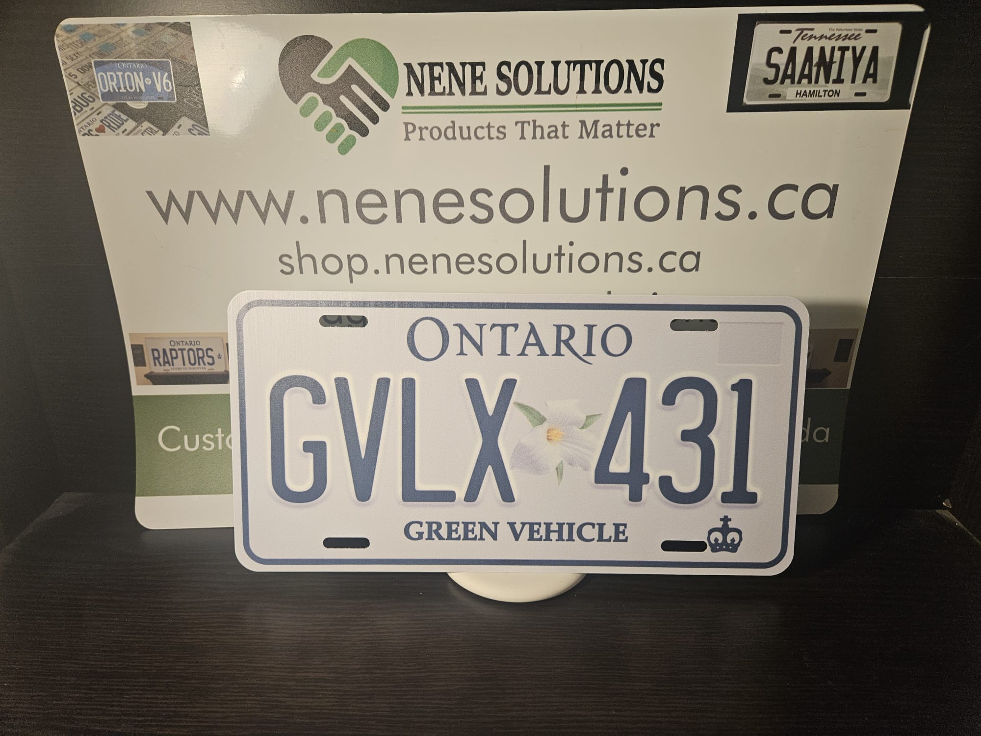 Ontario Green Vehicle Plate - Image 2