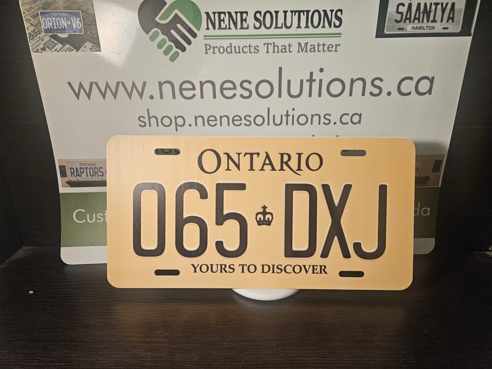 Ontario Custom Colored License Plates - Image 5