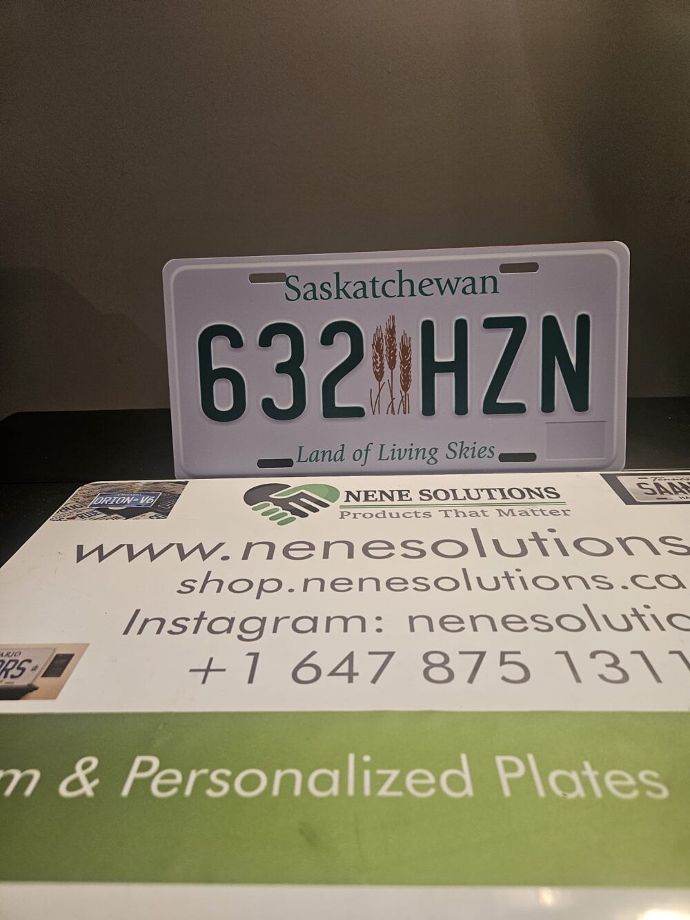 Saskatchewan Province Custom Plate - Image 2