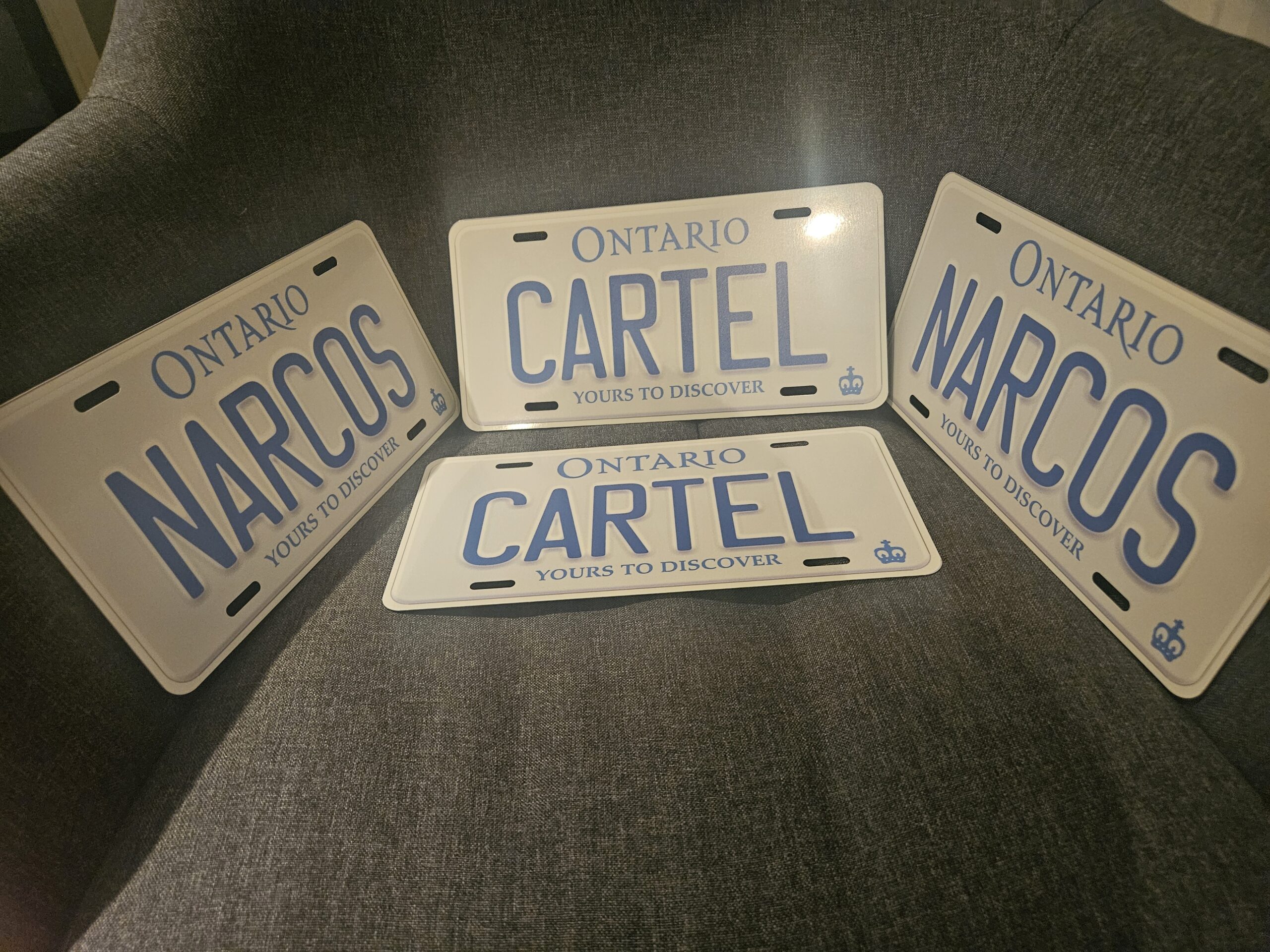 White Ontario With Crown Custom Plate - Image 6
