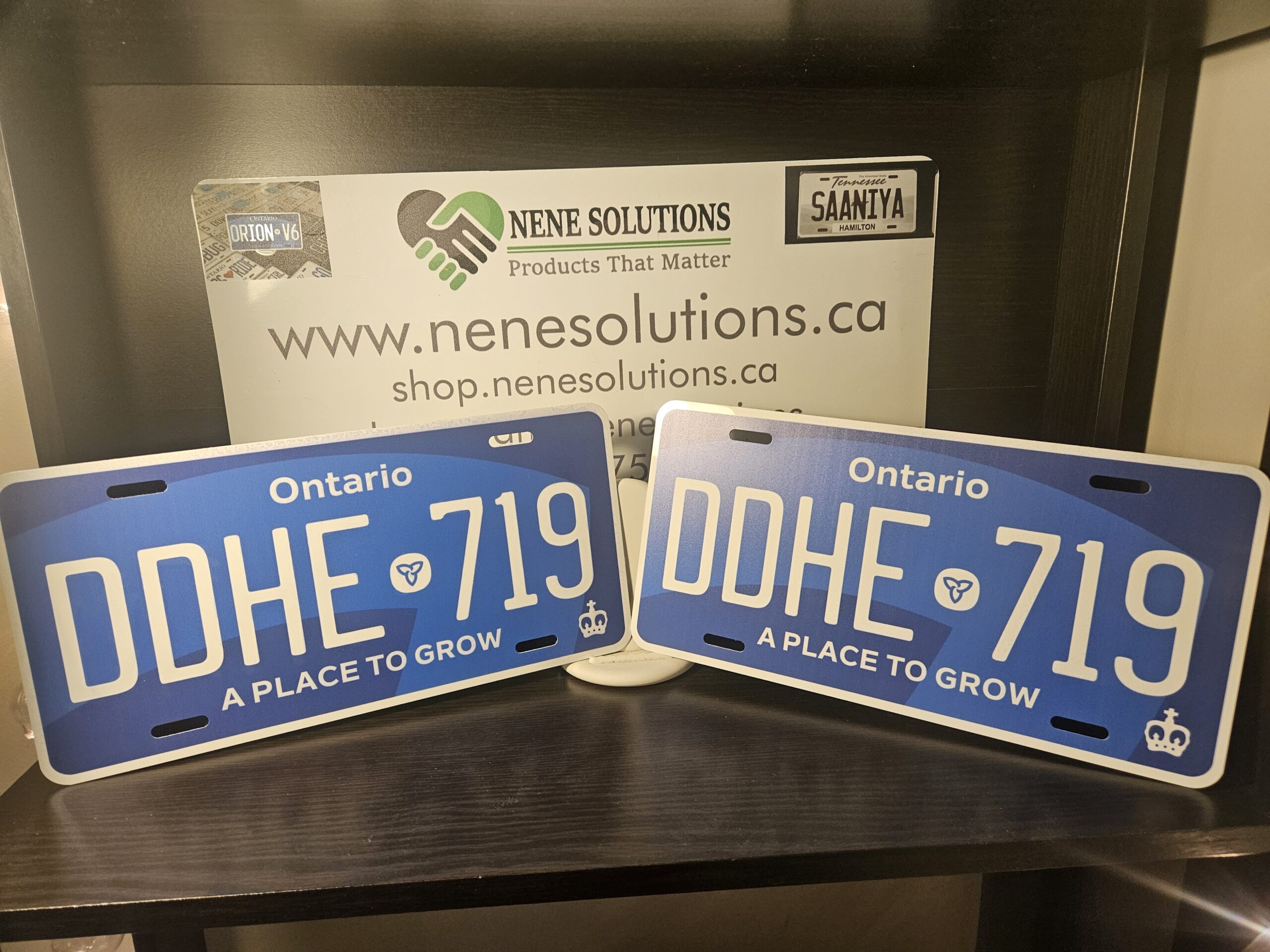 Ontario Special Edition Blue Custom license plate - Image 7