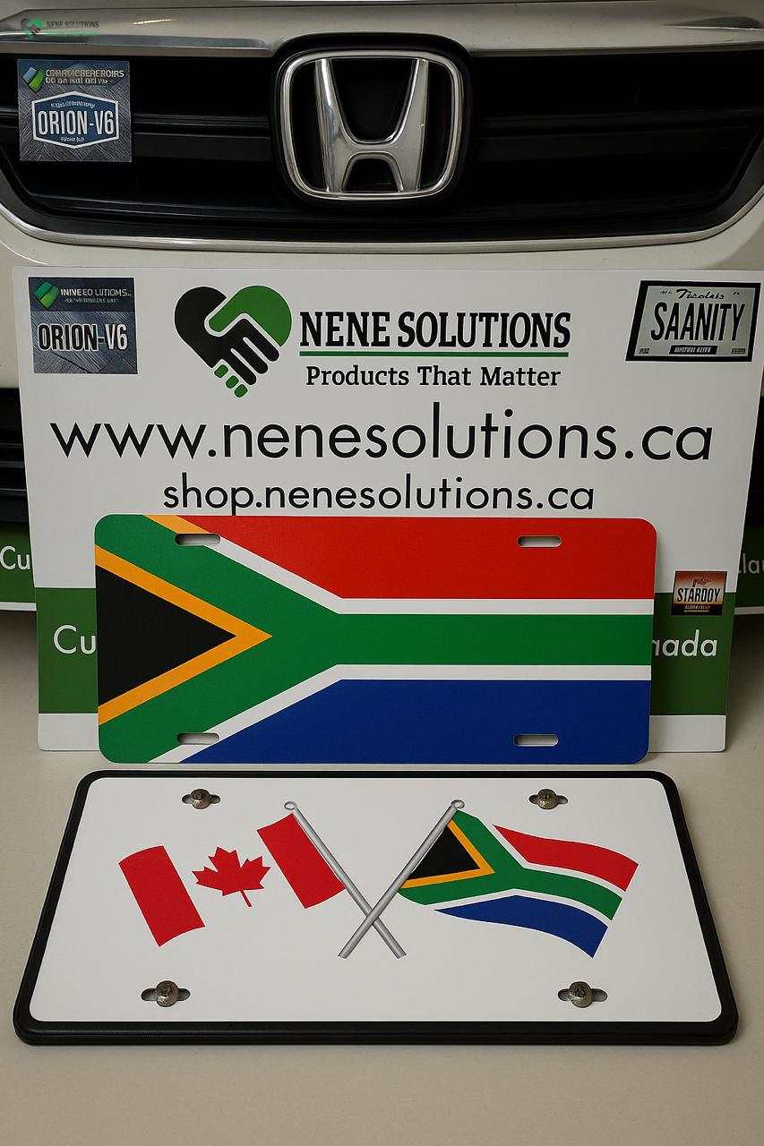 Full Flag Licensing Plate