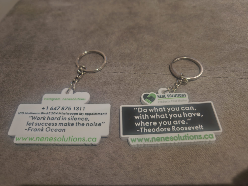 Free Rubber Keychain