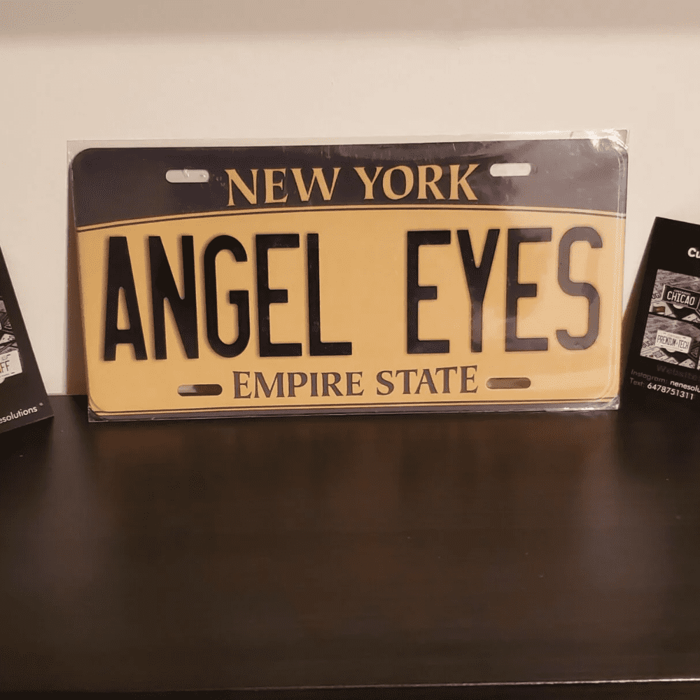 New York Angel Eyes Plate