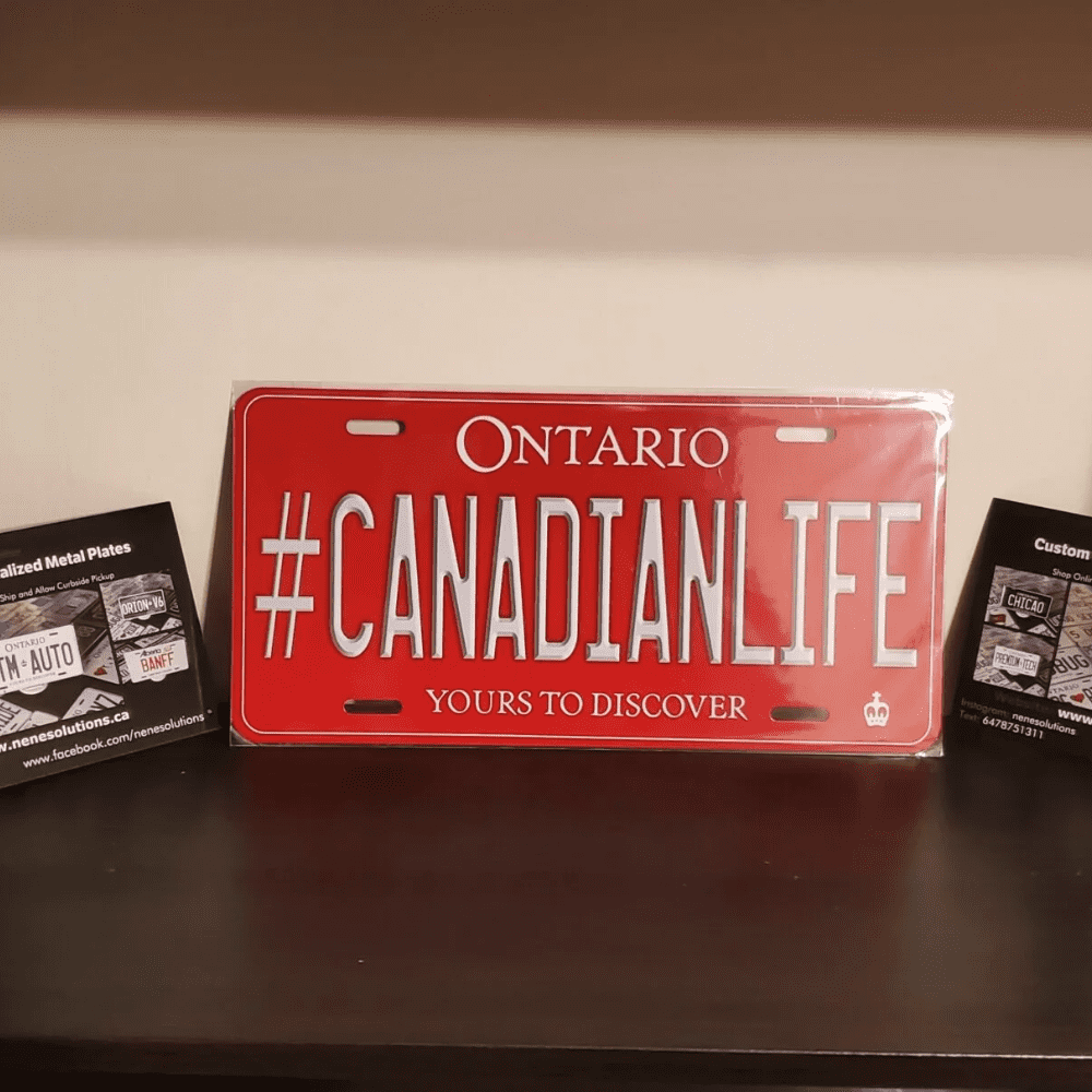 ONTARIO CNADIAN LIFE Plate
