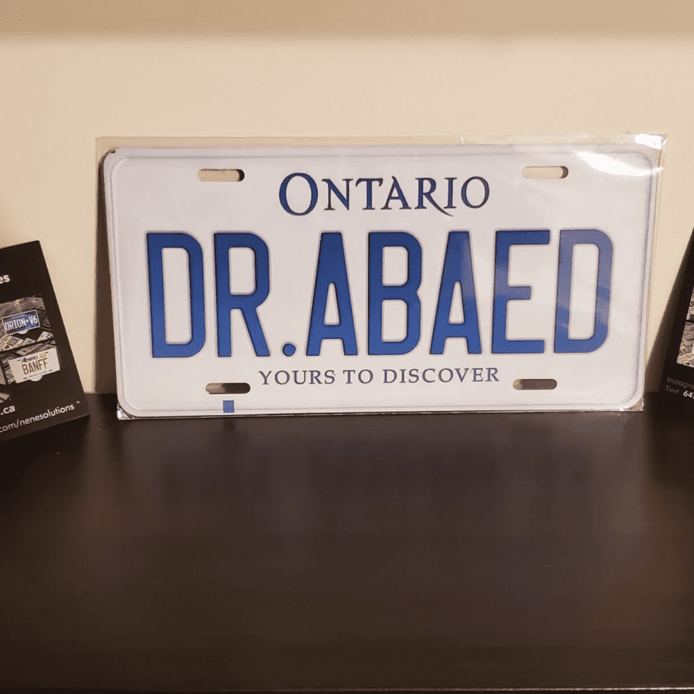ONTARIO-DR.-ABAED plate