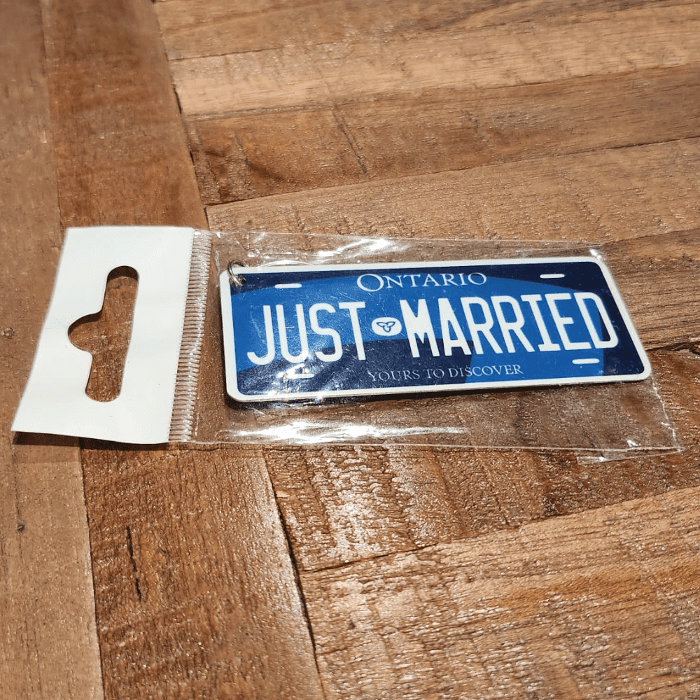ONTARIO-JUST-MARRIED Keychain