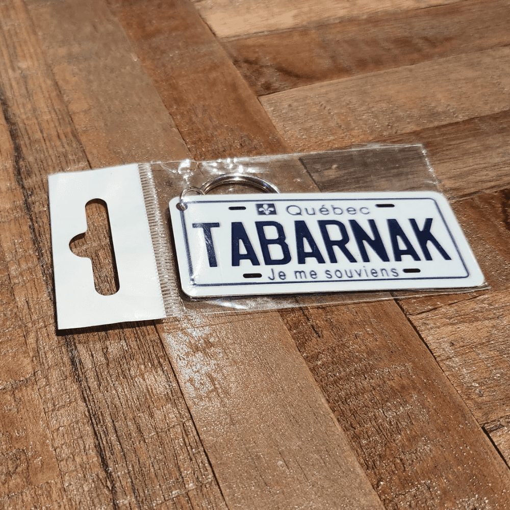Quebec Tabarnak keychain