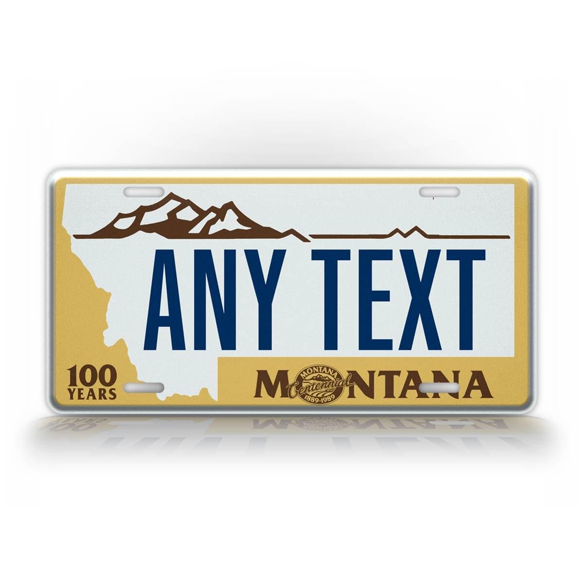 Montana Custom Plate