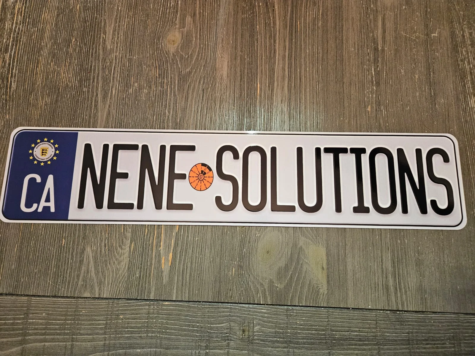 European License Plates
